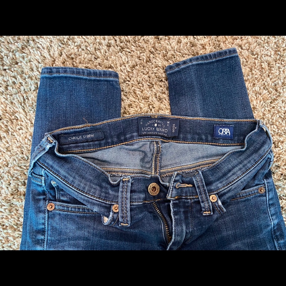 Lucky Brand Mid Rise Skinny Jeans